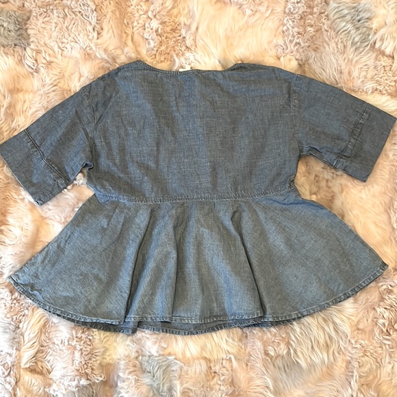 AG Adriano Goldschmied Denim Top SZ S - Picture 4 of 4